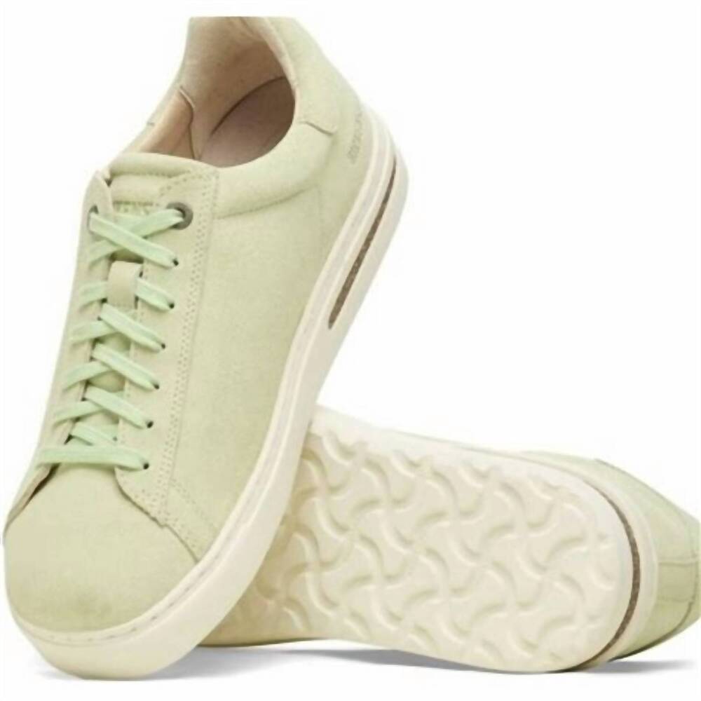 NEW BIRKENSTOCK women's bend low sneaker - narrow width in faded lime